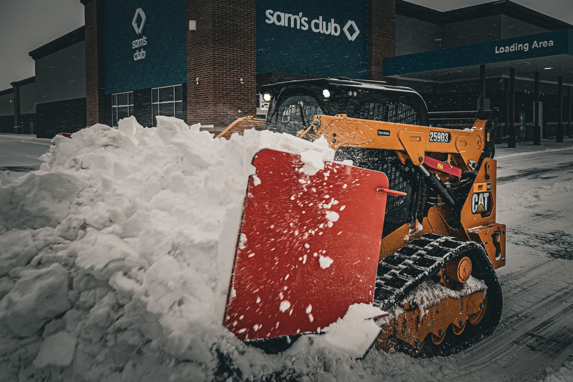 Snow Removal Service at Sam's Club in Liberty