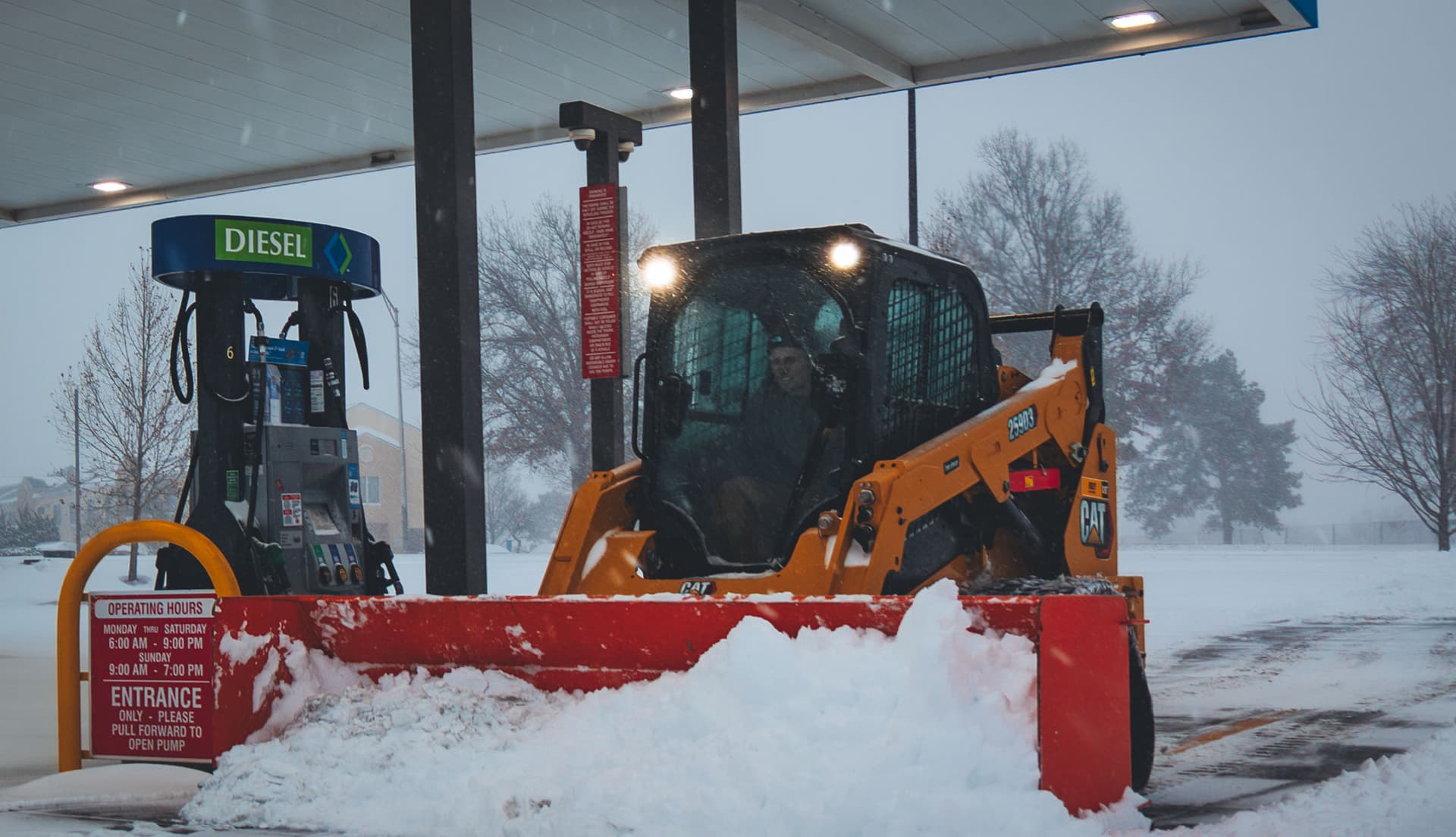 Snow Removal Service at Sam's Club in Liberty