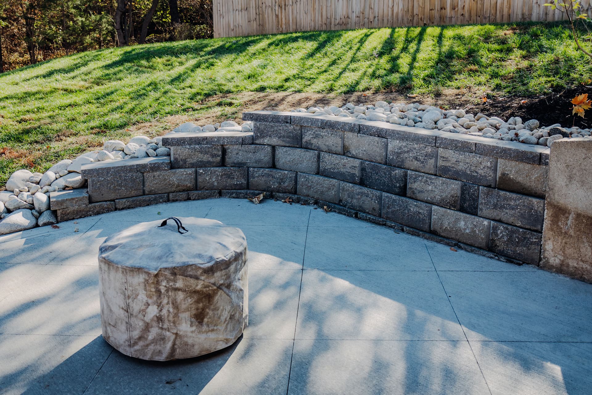 Gallery photos for Elevated Outdoor Spaces with Retaining Walls and Pavers in Shawnee KS: Image #24
