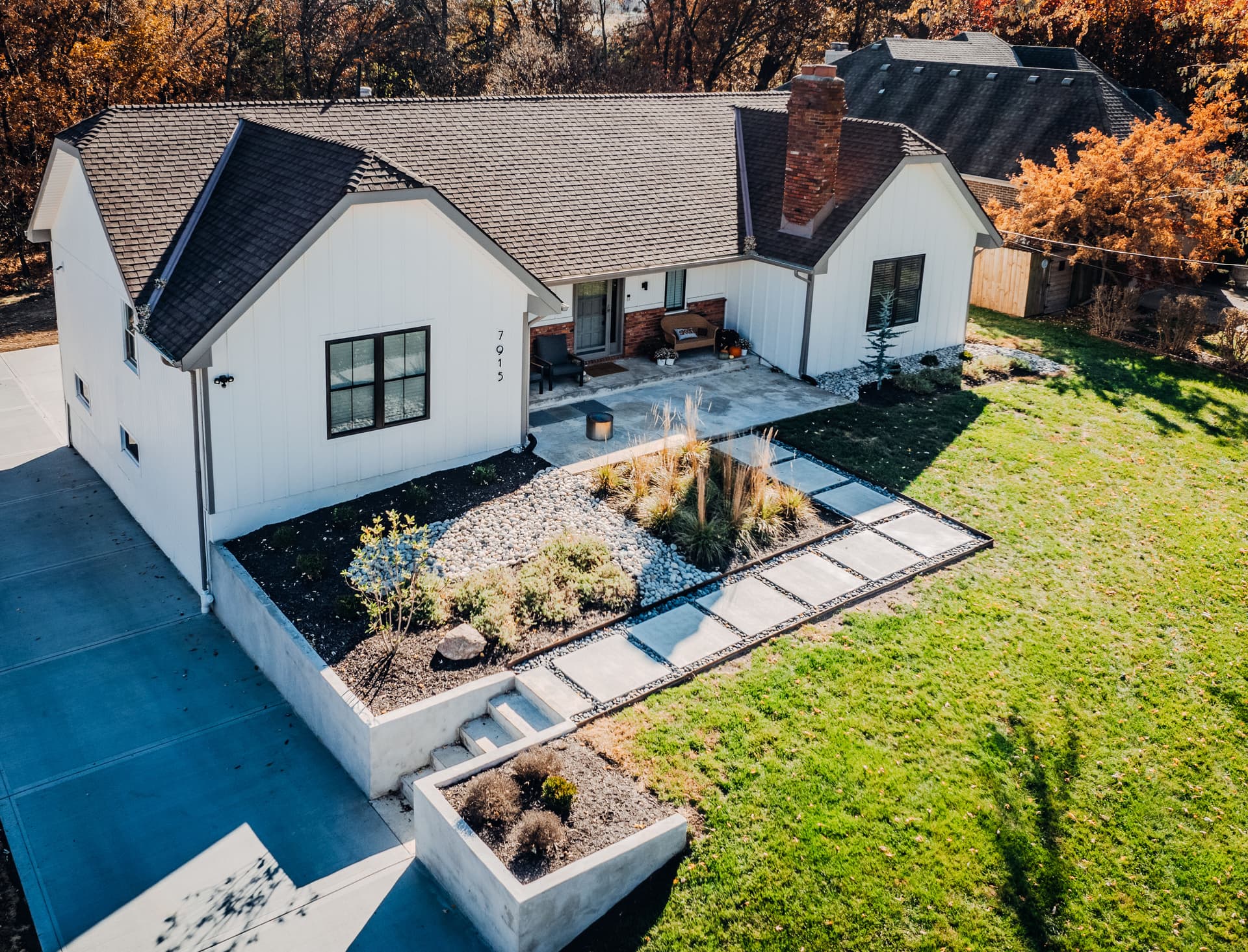 Gallery photos for Elevated Outdoor Spaces with Retaining Walls and Pavers in Shawnee KS: Image #28