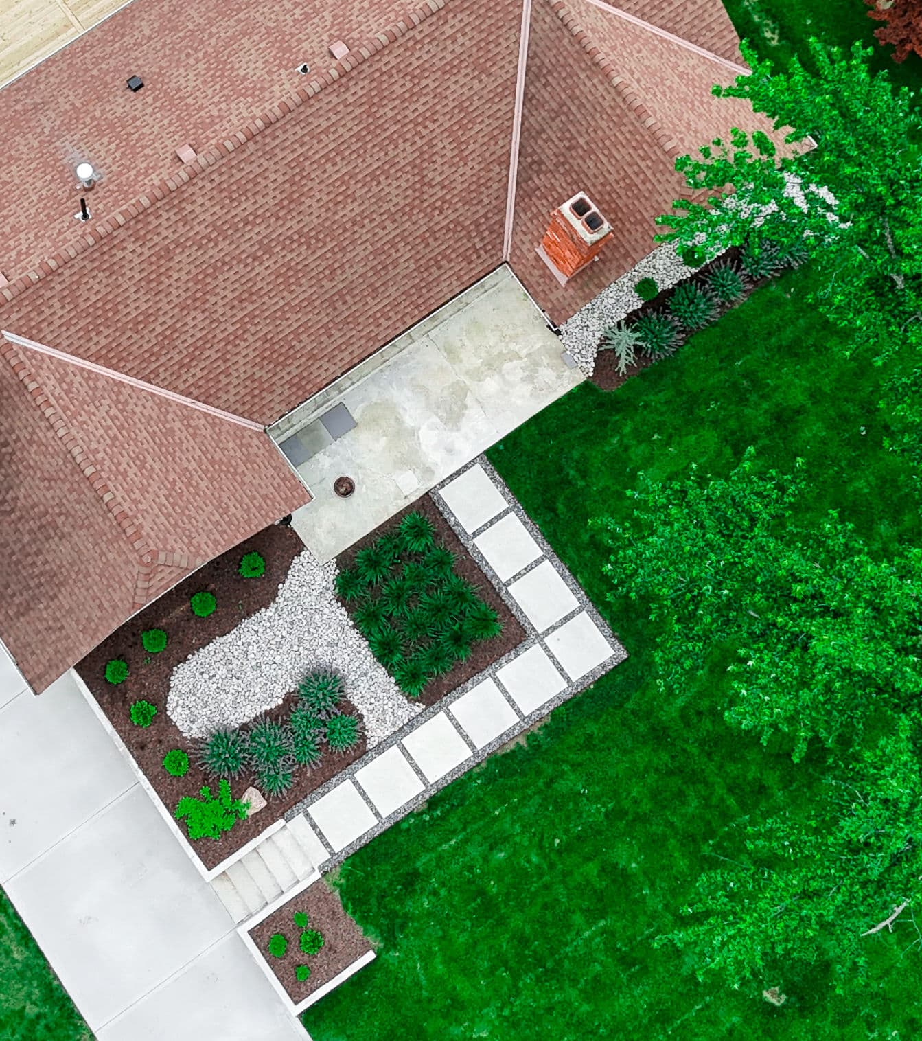 Beautiful Backyard Makeover and Precision Lawn Care in Kansas City